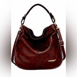 Leather Purses & Handbags Hobo Crossbody Bags Women,by Johnny Moon for Wrangler